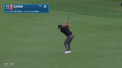 Doug Ghim hits 138-yard approach to 6 feet, sets up birdie on No. 11 at Valero