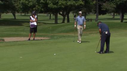 K.J. Choi buries birdie putt at Ally Challenge