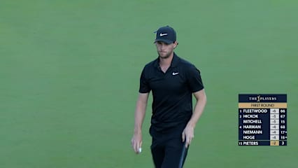 Thomas Pieters' tight tee shot and birdie at THE PLAYERS