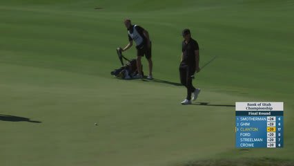 Luke Clanton reaches par-5 No. 18 in two, makes birdie at Bank of Utah