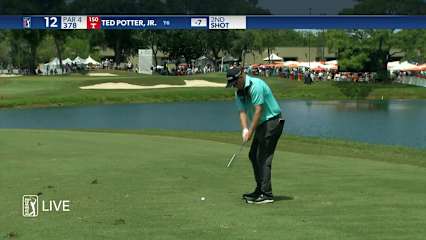 Ted Potter, Jr. hits nice approach to set up birdie at Valspar