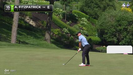 Alex Fitzpatrick reaches par-5 No. 15 in two, makes birdie at the Memorial