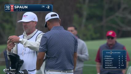 J.J. Spaun hits 91-yard approach to 9 feet, sets up birdie on No. 12 at THE PLAYERS
