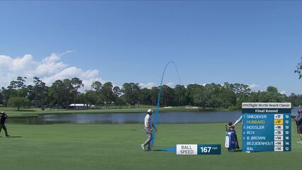 Mark Hubbard holes 14-foot shot for birdie on No. 13 at ONEflight Myrtle