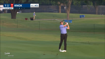 Russell Knox spins it close to set up birdie at Charles Schwab