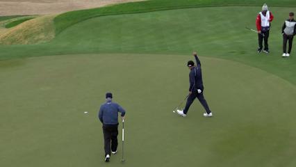 Ricardo Gonzalez makes birdie on No. 18 at Cologuard