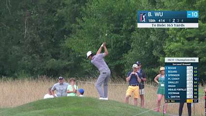 Brandon Wu nearly holes out from 165 yards at ISCO Championship