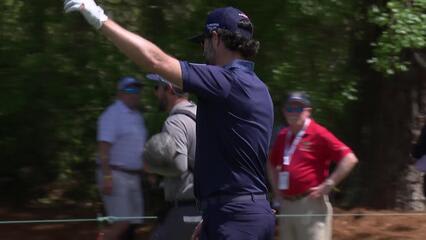 Adam Hadwin makes birdie on No. 16 at Club Car Championship