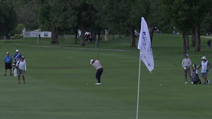 Aldrich Potgieter makes birdie on No. 11 at Albertsons Boise Open