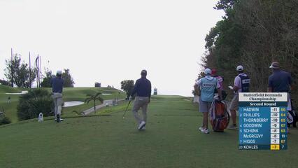 Ben Kohles makes birdie on No. 8 at Butterfield Bermuda