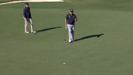 Greg Chalmers' tee shot leads to birdie at Dominion