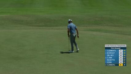 Jordan Gumberg makes birdie on No. 15 at Corales Puntacana