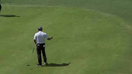 Scott McCarron makes birdie on No. 17 at Hoag Classic