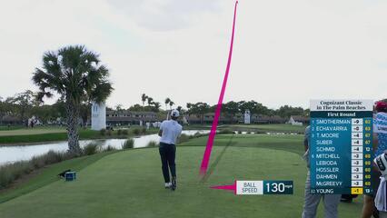 Carson Young sends 189-yard tee shot to 8 feet, makes birdie on No. 5 at Cognizant Classic