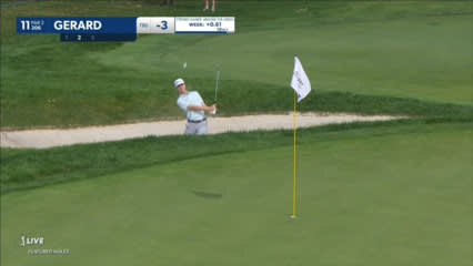 Kyle Reifers hits it pin-high to set up birdie at Rocket Mortgage