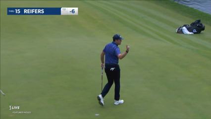 Kyle Reifers makes birdie at Travelers