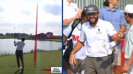 Hayden Buckley cards an ace on No. 17 at 3M Open