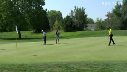 Patrick Rodgers makes birdie on No. 5 at Boise Open