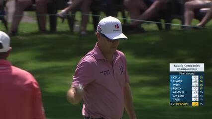 Zach Johnson makes birdie on No. 16 at Kaulig Companies Championship