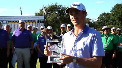 Justin Thomas winner's interview after Nationwide