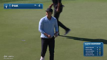 John Pak drops 9-footer for birdie at Valspar