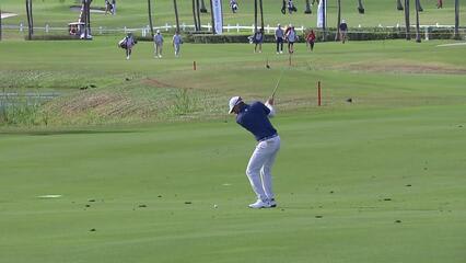 Ben Silverman makes birdie on No. 11 at Bahamas Classic Atlantis