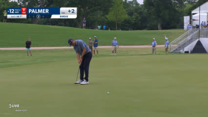 Ryan Palmer jars 14-footer for birdie at Charles Schwab