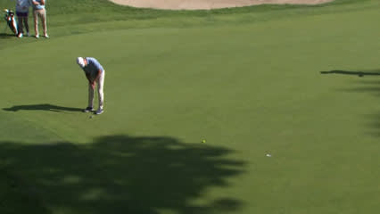 Paul Stankowski trickles in birdie putt at Ally Challenge