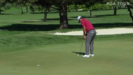 Davis Riley makes birdie on No. 2 in Round 2 at Albertsons Boise Open