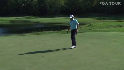 Justin Lower sinks birdie putt at Korn Ferry Tour Champ