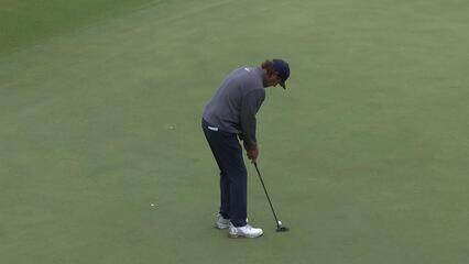 Stephen Ames makes birdie on No. 18 at Simmons Bank Championship