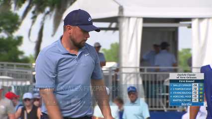 Alex Fitzpatrick/Matt Fitzpatrick makes birdie on No. 13 at Zurich Classic