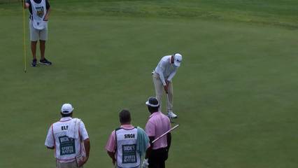 Mike Weir taps in for birdie at DICK'S Open