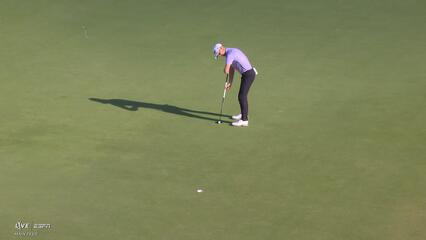 Will Zalatoris hits 157-yard approach to 12 feet, sets up birdie on No. 17 at Texas Children's