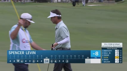 Spencer Levin makes birdie on No. 14 at PGA TOUR Q-School