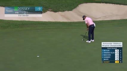 Cooper Dossey makes birdie on No. 17 at Nationwide Children's
