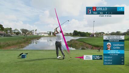 Emiliano Grillo's 182-yard drive leaves 4-foot putt, birdies No. 15 at Cognizant