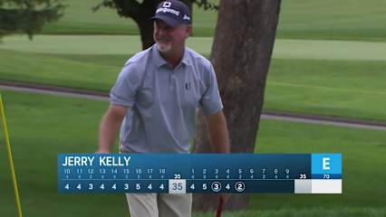 Jerry Kelly makes birdie on No. 5 at Kaulig Companies Championship