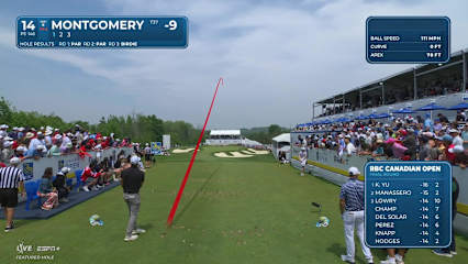 Taylor Montgomery makes birdie on No. 14 at RBC Canadian