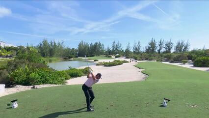 Cameron Young hits 191-yard tee shot to 11 feet, sets up birdie on No. 12 at Hero World Challenge