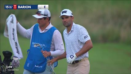 Paul Barjon makes birdie on No. 15 at Wyndham