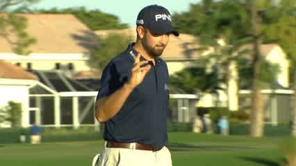 Michael Thompson tracks in a 30-footer for birdie at The Honda Classic