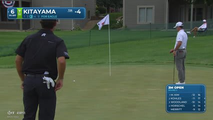 Kurt Kitayama's 267-yard approach sets up birdie on No. 6 at 3M Open