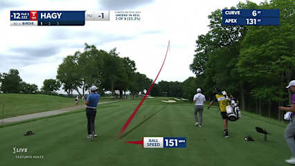 Brandon Hagy lands tee shot to 3 feet en route to birdie at John Deere