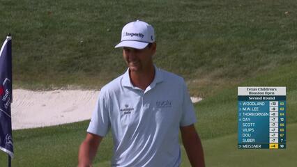 Mac Meissner holes out 25-foot birdie putt on No. 11 at Texas Children's