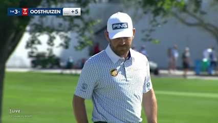 Louis Oosthuizen holes 16-footer for birdie at Honda