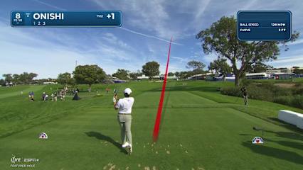 Kaito Onishi hits solid tee shot that sets up birdie at Farmers