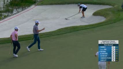 Kevin Dougherty makes 17-footer for birdie at Cognizant Classic