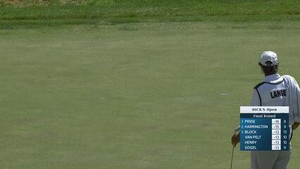 Bernhard Langer makes birdie putt on No. 18 at DICK'S Open