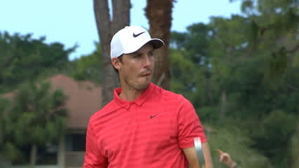 Jamie Lovemark's 19-footer for birdie at Honda